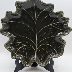 Vintage Haeger Leaf Plate Platter